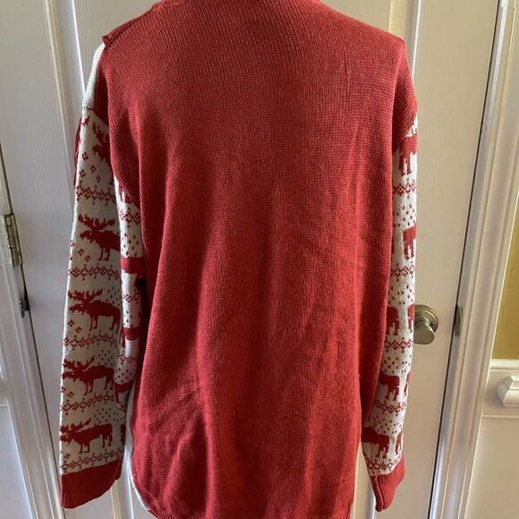 Home Alone Ugly Christmas Sweater Beige,red,green &Black size S/M Adult - Picture 3 of 9